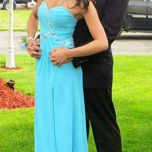 Strapless Prom Dress